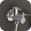 2-Way Angle Valve Tap for Bathroom