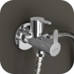 2-Way Angle Valve Tap for Bathroom